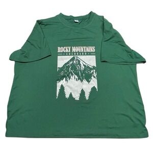 Green Rocky Mountains Colorado Destination Souvenir Tee